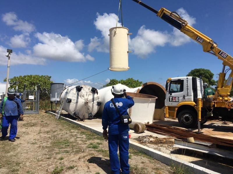 Serviço de montagem de equipamentos industriais